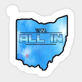 WWA “All In” T-Shirt Sticker